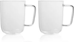 Gusta Fika - Glas - 400ml - Koffie Thee - Set 2 Stuks -Merkloos Winkel 1200x679 1