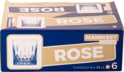 Mammoet Waterglas Rose 33 Cl Transparant 6 Stuk(s) -Merkloos Winkel 1200x696 4