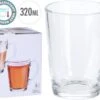 Excellent Houseware Transparanten Theeglazen 4 Stuks - 320 Ml