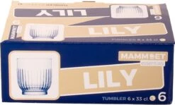 Mammoet Waterglas Lily 33 Cl Transparant 6 Stuk(s) -Merkloos Winkel 1200x723 1