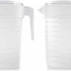 Merkloos Pakket Van 2x Stuks Kunststof Schenkkannen/waterkannen Van 2 Liter - 2000 Ml - Feest/partij/zomer -Merkloos Winkel 1200x725