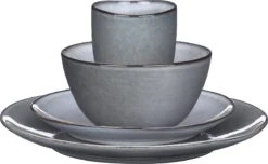 Mica Decorations Tabo Serviesset 4 Persoons - Grijs -Merkloos Winkel 1200x739 2