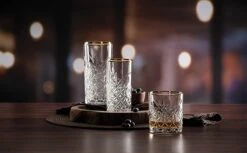 Paşabahçe Timeless Retro - Longdrink - Gouden Rand - 30 Cl - 4 Stuks -Merkloos Winkel 1200x742 3