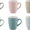 Tavola - Koffiemok - Met Oor - 300ml - Keramiek - Zachte Tinten - 6 Stuks 2 Tavola - Koffiemok - Met Oor - 300ml - Keramiek - Zachte Tinten - 6 Stuks -Merkloos Winkel 1200x745 2