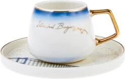 KARACA -ISTANBUL- 12 DELIGE- KOFFIEKOPJES VOOR 6 PERSONEN SET-Karaca Istanbul Set Van 12 Koffiekopjes 90 Ml- Moccamokken -espressokopjes Set Van Porselein, 6 Personen Robuuste Mokkatas, Porselein -Merkloos Winkel 1200x752 3