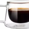 Dubbel Glas Koffie/thee Kop - 150ML - Geïsoleerde Koffie/thee Kop - Dubbel Glas - Koffie Kopjes - Koffie Kop - Dubbel Wandig Glas - Glazen Beker - Glazen Kopjes - Glazen Kop - Koffie Mok - Thee Glas -Merkloos Winkel 1200x762 4