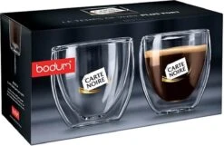 Bodum Theeglazen - Dubbelwandige Koffieglazen - 80 Ml - 6 Stuks - Carte Noire -Merkloos Winkel 1200x780 5