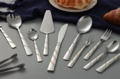 Swiss Pro+ Bestekset In Koffer-72 Delig-12 Persoons-Zwitsers Kwaliteit-Complete Set-100% Roestvrijstaal-Modern Gold -Merkloos Winkel 1200x799 19