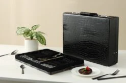 Swiss Pro+ Bestekset In Koffer-72 Delig-12 Persoons-Zwitsers Kwaliteit-Complete Set-100% Roestvrijstaal- Zwart -Merkloos Winkel 1200x799 57