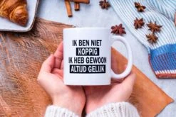 Mok Met Tekst: Ik Ben Niet Koppig. Ik Heb Gewoon Altijd Gelijk | Grappige Mok | Grappige Cadeaus -Merkloos Winkel 1200x800 202