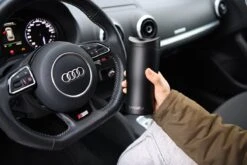 BanGosa® Koffiebeker To Go - Thermosbeker - Reisbeker - Travel Mug - RVS 400ml - Mat Zwart -Merkloos Winkel 1200x800 70