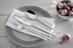 Sola Bestekset Montreux - Modern - 12 Persoons - 100 Delig - Zilverwit Edelstaal 18/10 - RVS - Zilver -Merkloos Winkel 1200x801 17