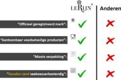 LeRijn® Serviesset Deventer 8 Persoons - 24 Delig - Licht Crème Wit Met Gouden Rand En Motief - Dinerborden - Soepborden - Dessertborden - Borden Servies - Bordenset -Merkloos Winkel 1200x802 8