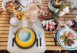 Mepal - Serviesset Bloom 8-delig – Geschikt Als Stijlvol Buitenservies - Pebble Assorti – Ideaal Voor Buiten En Binnen – Licht In Gewicht -Merkloos Winkel 1200x826 5