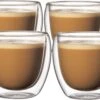 Dubbelwandige Glazen - 250 Ml - 4 Stuks - Koffieglazen - Theeglas - Cappuccino Glazen - Latte Macchiato Glazen -Merkloos Winkel 1200x835 6