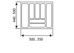 Culinorm Bestekbak - Besteklade - 55 Cm Breed X 50 Cm Diep - Grijs 7 Culinorm Bestekbak - Besteklade - 55 Cm Breed X 50 Cm Diep - Grijs -Merkloos Winkel 1200x850 7