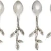 Riviera Maison Thee Lepels - Lovely Leaf Spoon - Zilver - Set 4 Stuks -Merkloos Winkel 1200x853 4