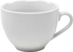 Merkloos Koffie Kopjes – Koffiekopjes – Koffiemokken – Cappuccino – Set Van 6 – Porselein – 250 Ml – Wit -Merkloos Winkel 1200x857 4