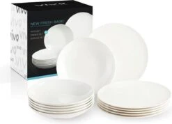 Villeroy & Boch Vivo New Fresh Basic Tafel Serviesset - 6 Personen - 12 Delig - Porselein -Merkloos Winkel 1200x867 10