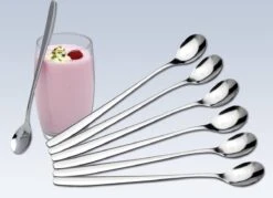 Merkloos Generik Latte Macchiato Lepeltjes - 12 Stuks - RVS -Merkloos Winkel 1200x868 1