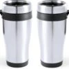 Carson 2x Stuks RVS Thermosbeker/warmhoud Koffiebekers Zwart 500 Ml - Isoleerbekers/reisbekers 1 Carson 2x Stuks RVS Thermosbeker/warmhoud Koffiebekers Zwart 500 Ml - Isoleerbekers/reisbekers -Merkloos Winkel 1200x874 4