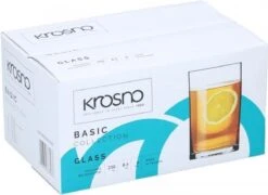 Krosno Drinkglazen - Waterglazen - 250 Ml. - 6 Delig -Merkloos Winkel 1200x875 2