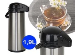 Basic Haushalt 26126 - Airpot - RVS - 1.9 Liter -Merkloos Winkel 1200x880 2