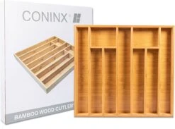 Grote Bestekbak Bamboe 51x47cm | Besteklade Van Coninx | Bestekhouder | Opbergbak | Duurzaam | Voor Laden Van 47cm Diep -Merkloos Winkel 1200x890 2