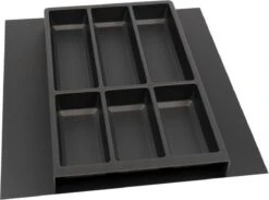 Culinorm Bestekbak - Besteklade - Incl. Antislipmat Met 1 Carbon Black Cassette - 53 Cm Breed X 47 Cm Diep -Merkloos Winkel 1200x891