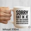 Merkloos Bedrukte Beker Sorry Dat Ik Je Niet Heb Gehoord - Quote - Mok - Mug - Teksten - Verjaardag - Gein - Collega - Werkplaats -Kantine 2 Merkloos Bedrukte Beker Sorry Dat Ik Je Niet Heb Gehoord - Quote - Mok - Mug - Teksten - Verjaardag - Gein - Collega - Werkplaats -Kantine -Merkloos Winkel 1200x898 15