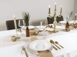 LeRijn® Serviesset Deventer 8 Persoons - 24 Delig - Licht Crème Wit Met Gouden Rand En Motief - Dinerborden - Soepborden - Dessertborden - Borden Servies - Bordenset -Merkloos Winkel 1200x899 41