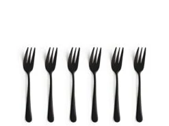 Amefa Taartvorkjes - 6 Stuks - Zwart -Merkloos Winkel 1200x900 25