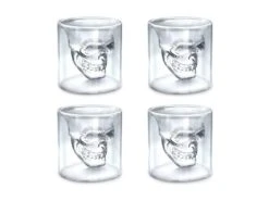Aretica Shotglaasjes Skull Gift Set Van 4 - Borrelglaasjes - Shot Glaasjes - Vaatwasserbestendige Shotglazen - Shotglas - Drankspel - Glazen Borrelglas - Inhoud 25 Ml - Ø 4.7cm - Transparant -Merkloos Winkel 1200x900 78