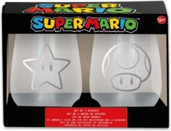 Storline Nintendo - Super Mario Crystal Glasses 2-pack -Merkloos Winkel 1200x918 4