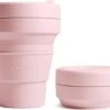 STOJO - Opvouwbare Beker - To Go - Roze - 237ml (8oz) - Herbruikbaar -Merkloos Winkel 1200x923 6
