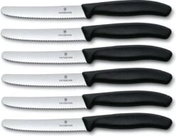 Victorinox Tafelmes 6 Stuks Zwart Krom Heft -Merkloos Winkel 1200x927 2