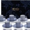Tokyo Design Studio Nippon Blue Espresso Serviesset - 6 Personen - 18 Stuks - Porselein 2 Tokyo Design Studio Nippon Blue Espresso Serviesset - 6 Personen - 18 Stuks - Porselein -Merkloos Winkel 1200x934 2