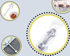 4 Theelepels Hangende Kat - Katten Koffielepel - RVS - Zilverkleurig -Merkloos Winkel 1200x955 2