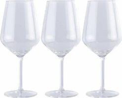 Alpina Rode Wijnglazen - 530 Ml - Hoogte 22 Cm - 6 Stuks