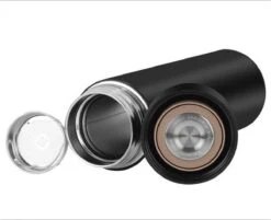 YUNICS® Thermoskan - Met Smart Temperatuur Display - Thermos - Thermosfles - Thermosbeker - Thermofles - Isoleerfles - Travel Mug - RVS - Zwart -Merkloos Winkel 1200x977 3