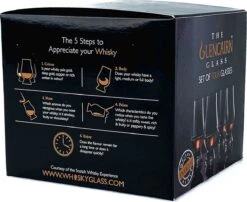 Glencairn 4 Set Whiskyglazen - Kristal Loodvrij - Made In Scotland -Merkloos Winkel 1200x979