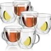 6 Dubbelwandige Glazen Met Oor - ThermischeTheeglazen Dubbelwandig - Koffieglas Handgeblazen - 250 Ml - Set Van 6 Stuks -Merkloos Winkel 1200x981 4
