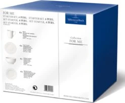 Villeroy & Boch For Me Starter Set - 4 Personen - Porselein -Merkloos Winkel 1200x985 9
