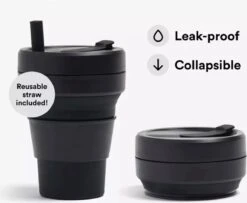 Koffiebeker - Reisbeker - Siliconen Beker - Opvouwbaar - Zwart - Drinkbeker - To Go 8 Koffiebeker - Reisbeker - Siliconen Beker - Opvouwbaar - Zwart - Drinkbeker - To Go -Merkloos Winkel 1200x988 1