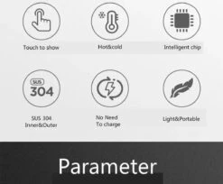 Slimme Thermosfles Met LCD Temperatuur Display - Curver Isolatiefles 0,5 Liter - Dubbelwandige Thermosfles - Thermosbeker - Isoleerfles - Thermoskan - Travel Mug - Bidon Drinkfles - Koffiebeker - Drinkflessen - RVS - Smart Thermos - Metaal -Merkloos Winkel 1200x992