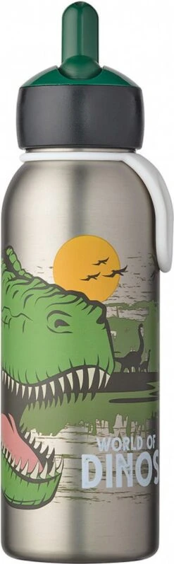Mepal – Isoleerfles Flip-up Campus – Dino – Waterfles Met Rietje – Houdt Je Drankje Tot 9 Uur Warm En 12 Uur Koud – Drinkfles Voor Kinderen – Thermosfles -Merkloos Winkel 372x1200