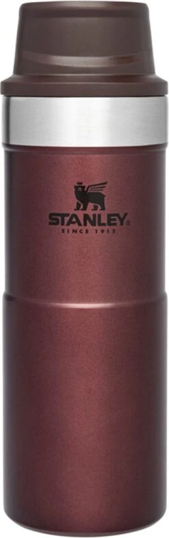 Stanley Trigger-Action Travel Mug 0.35L - Thermosfles - Matt Black -Merkloos Winkel 378x1200 1