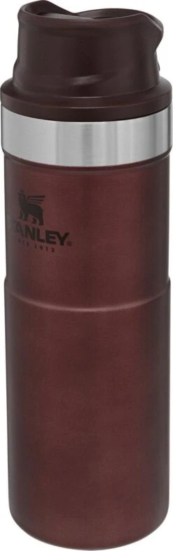 Stanley Trigger-Action Travel Mug 0.47L - Thermosfles - Wine -Merkloos Winkel 378x1200 4