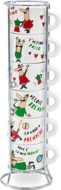 Bialetti Impilabili Italia Espresso Kopjes In Rek 6 Stuks -Merkloos Winkel 385x1200 3