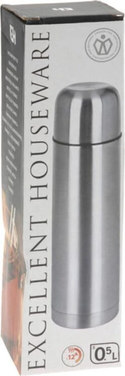 Merkloos Excellent Houseware Bullet Isolatiekan - 0,5 L - RVS -Merkloos Winkel 401x1200